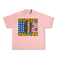 Salmon American football and america Urban Heavy Tee - NancyCooperArtShop