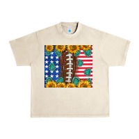 Sandshell American football and america Urban Heavy Tee - NancyCooperArtShop