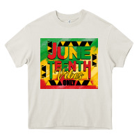 Cream juneteenth vibes only tumbler Heavy Core Tee - BarkalooDesign