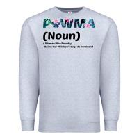 Heather Grey Dog Love: Grandma aka Pawma Premium Sweatshirt - Bettercallsaul