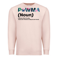Pale Pink Dog Love: Grandma aka Pawma Premium Sweatshirt - Bettercallsaul