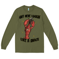 Army Green out here lookin like a snack boujee Long Sleeve Tee - MaliasSmallBusiness
