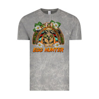 Cloud Rock easter egg hunter  rabbit rainbow Vintage Tee - BarkalooDesign