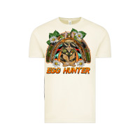 Easter Egg Hunter  Rabbit Rainbow Vintage Tee | Teevron