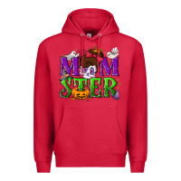 Cardinal Momster Halloween Premium Hoodie - NancyCooperArtShop