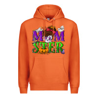 Carrot Momster Halloween Premium Hoodie - NancyCooperArtShop
