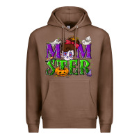 Chestnut Momster Halloween Premium Hoodie - NancyCooperArtShop
