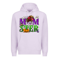 Lilac Momster Halloween Premium Hoodie - NancyCooperArtShop