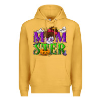 Mustard Momster Halloween Premium Hoodie - NancyCooperArtShop
