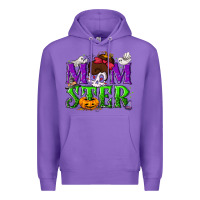 Purple Momster Halloween Premium Hoodie - NancyCooperArtShop