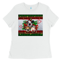 White christmas heifers Ladies Tee - RanaPortraitStore