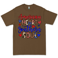Cacao American heart southern soul Premium Tee - Neo Western