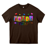Chocolate Brown pride tribe Heavy Core Tee - Zillion Design Studio