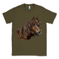 Army Green missouri horse Classic Tee - LillyAllenDesigns