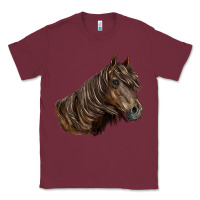 Burgundy missouri horse Classic Tee - LillyAllenDesigns