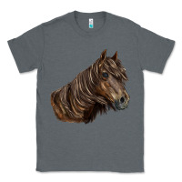 Charcoal Heather missouri horse Classic Tee - LillyAllenDesigns