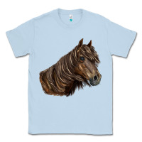 Dusty Blue missouri horse Classic Tee - LillyAllenDesigns