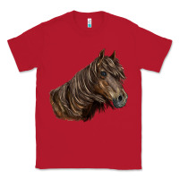 Red missouri horse Classic Tee - LillyAllenDesigns