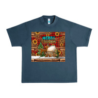 Midnight Navy merry christmas cookies buffalo plaid Urban Heavy Tee - Jasminsmagicworld