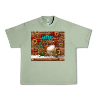 Oil Green merry christmas cookies buffalo plaid Urban Heavy Tee - Jasminsmagicworld