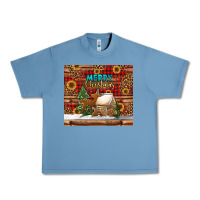 Pebble Blue merry christmas cookies buffalo plaid Urban Heavy Tee - Jasminsmagicworld