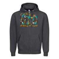 Smoke With God All Things Are Possible With Cross Zipper Hoodie - BundleAndBundleShop