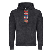Vintage Black usa flag and western patterns  penwraps 1 Vintage Hoodie - Artiststas