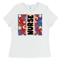 White american nurse Ladies Tee - Zillion Design Studio