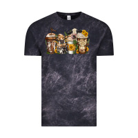 Cloud Black cows coffee cups Vintage Tee - Jasminsmagicworld