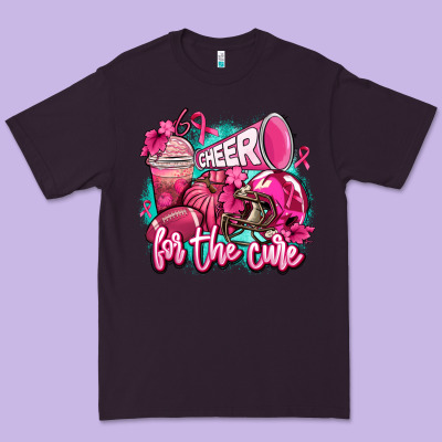 Cheer For The Cure Premium Tee Designed By Adodesignshop