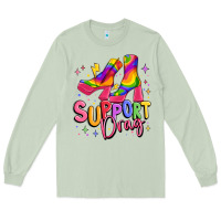Matcha support drag pride Long Sleeve Tee - MaliasSmallBusiness