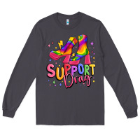 Smoke support drag pride Long Sleeve Tee - MaliasSmallBusiness