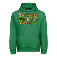 Emerald St. Patrick's Luckiest lunch lady ever Urban Hoodie - OliviaCreatesArt
