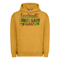 Pigment Peanut Butter St. Patrick's Luckiest lunch lady ever Urban Hoodie - OliviaCreatesArt