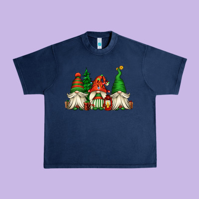 Christmas Gnomes Urban Heavy Tee Designed By Jasminsmagicworld