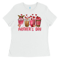 White mothers day coffee cups Ladies Tee - texasbilliewilder