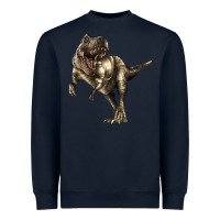 Navy Tyrannosaurus T rex Heavyweight Sweatshirt - LillyAllenDesigns