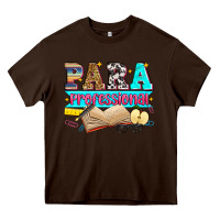 Chocolate Brown paraprofessional Heavy Core Tee - Zillion Design Studio