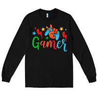 Black gamer Long Sleeve Tee - JahusDesignShop