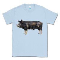 Dusty Blue berkshire pig Classic Tee - LillyAllenDesigns