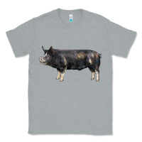 Heather Grey berkshire pig Classic Tee - LillyAllenDesigns