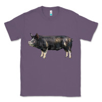 Lavender berkshire pig Classic Tee - LillyAllenDesigns
