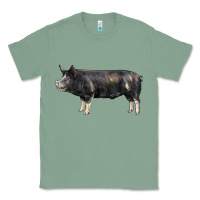 Sage berkshire pig Classic Tee - LillyAllenDesigns