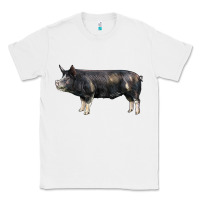 White berkshire pig Classic Tee - LillyAllenDesigns