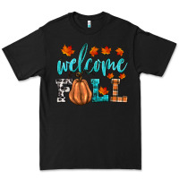 Black welcome fall Premium Tee - HRA Design Shop
