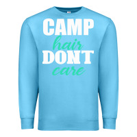 Ocean Blue Camp Hair Don't Care Black Premium Sweatshirt - Bettercallsaul