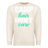 Sandshell Camp Hair Don't Care Black Premium Sweatshirt - Bettercallsaul