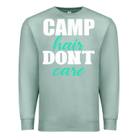 Seafoam Camp Hair Don't Care Black Premium Sweatshirt - Bettercallsaul