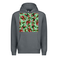 Rock Christmas candy cane Premium Hoodie - NancyCooperArtShop
