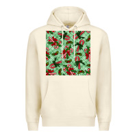 Sandshell Christmas candy cane Premium Hoodie - NancyCooperArtShop
